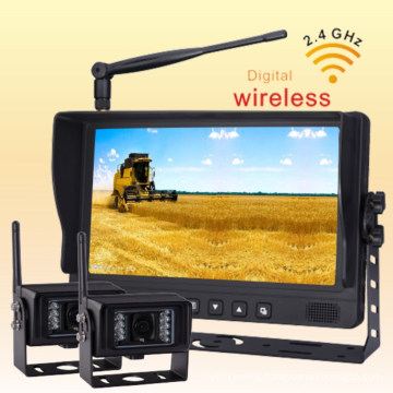 Wireless Camera System with Mounts to Tractor or Traile